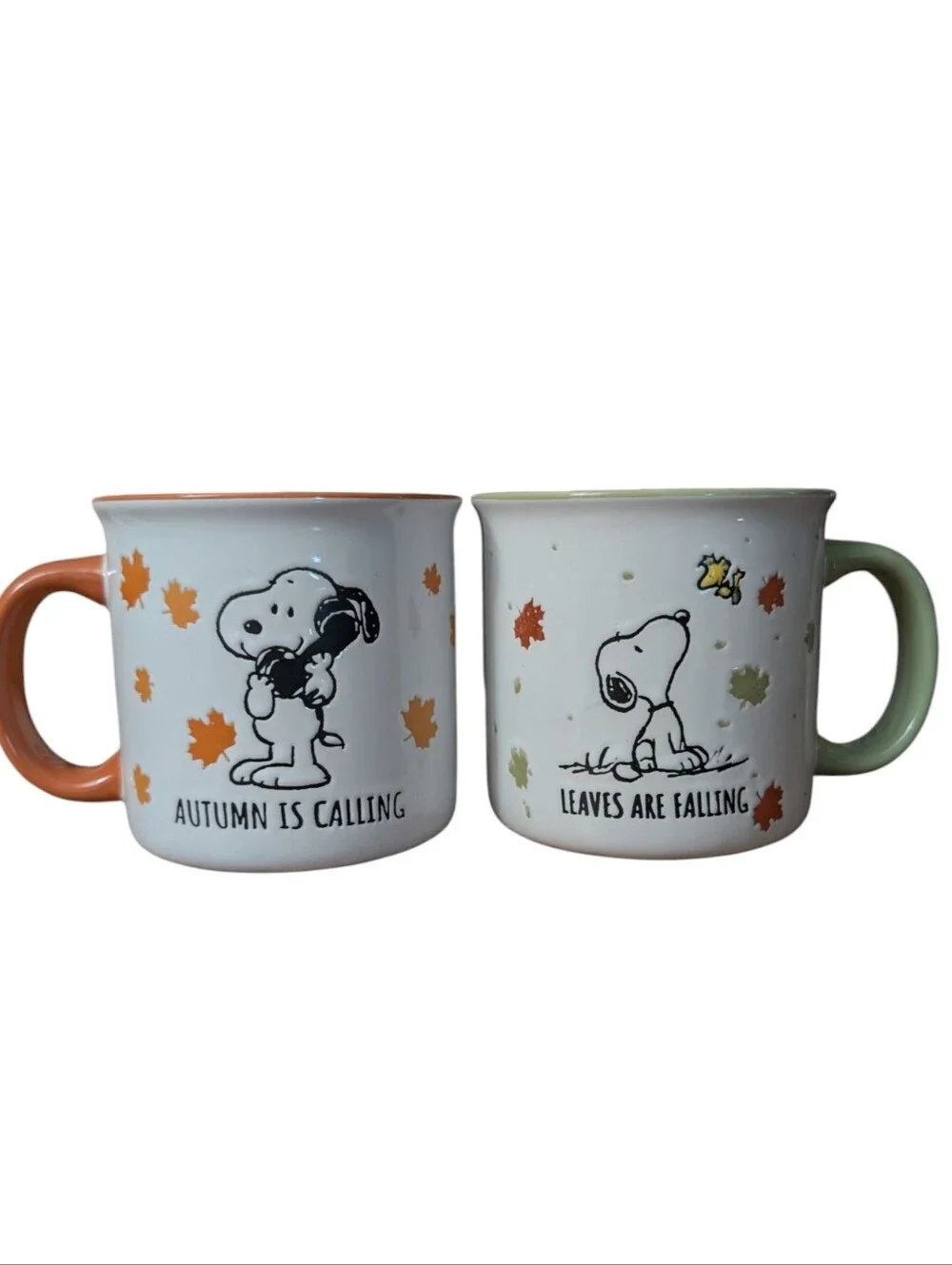 Snoopy Fall Mugs Set of 2